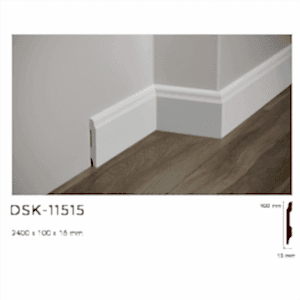 10cm Polimer Lake Süpürgelik DSK11515