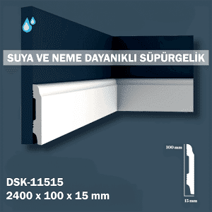 10cm Polimer Lake Süpürgelik DSK11515