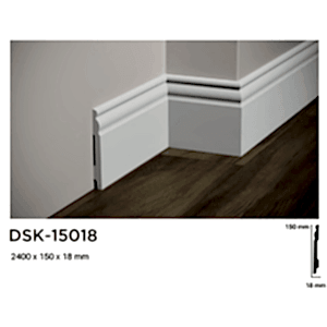 15 cm Polimer Lake Süpürgelik