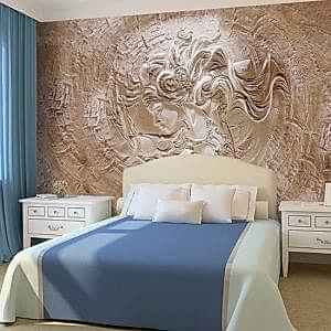 Alternative view of 3D Taş Kadın Kabartma Duvar Kağıtları A203-023-6