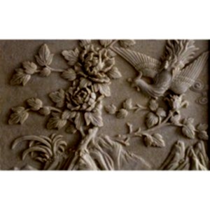 3D Anka Kuşu Kabartma Görünümlü Duvar Kağıtları