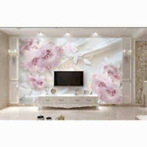 Alternative view of 3 Boyutlu Çiçek Motifli Duvar Kağıtları B4200