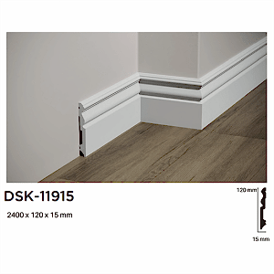 12 cm Polimer Lake Süpürgelik DSK11915