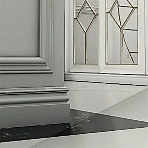 12 cm Polimer Lake Süpürgelik DSK11915