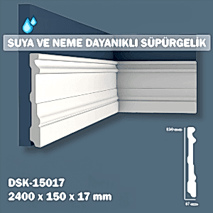 15 cm Polimer Lake Süpürgelik