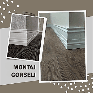 15 cm Polimer Lake Süpürgelik