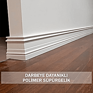 15 cm Polimer Lake Süpürgelik