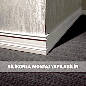 15 cm Polimer Lake Süpürgelik