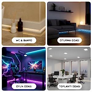 Ledli Lake Süpürgelik Modelleri