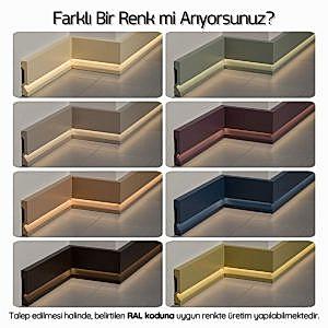 Boyanabilir Polimer Süpürgelik Modelleri