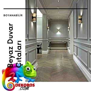 Beyaz duvar çıtası - Boyanabilir duvar çıtaları