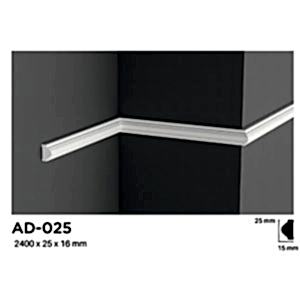 2.5 cm Boyanabilir Duvar Çıtası