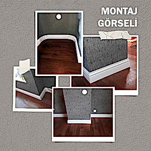 10cm Polimer Lake Süpürgelik DSK10018