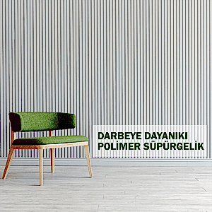 8cm Polimer Lake Süpürgelik