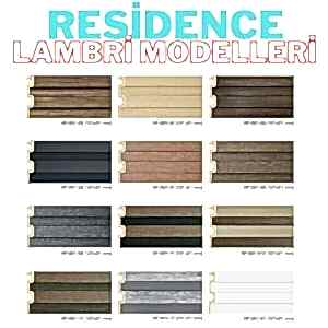 Alternative view of Residence Duvar ve Tavan Lambri 12cm (AP001-5)