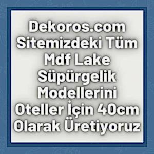 40cm Otel Lake Süpürgelik İmalatı