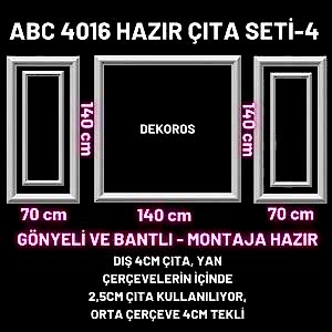 Duvar Çıtası ABC4016 Seti