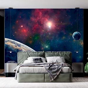 Kampanyalı Duvar Kağıdı Uzay Duvar Posteri C1649 360 x 270