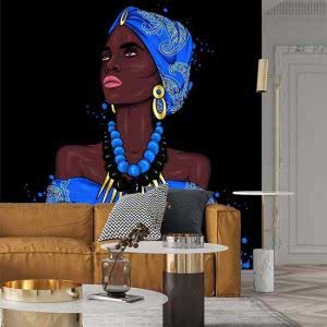 Afrikalı Kadın Duvar Kağıdı V1735