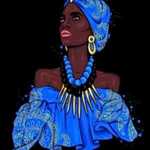 Afrikalı Kadın Duvar Kağıdı V1735