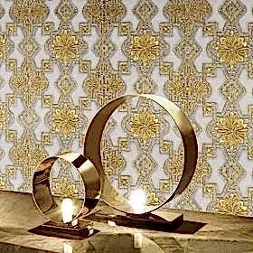 Valentin Yudashkin Duvar Kağıdı Pure Gold Serisi; Varaklar içinde Altın tozu kullanılmıştır. Zenginliği ve lüksü evinizde hissedeceksiniz.