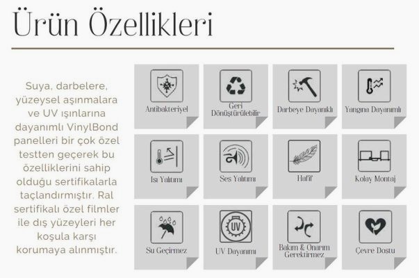 plastik vinly lambri özellikleri