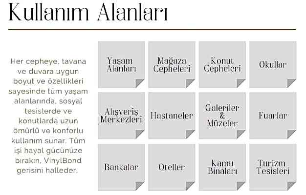 Dış cephe kaplama teknik özellikleri