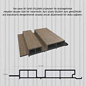 Alternative view of Dış Cephe Lambri Kaplama Vinyl Barcode