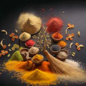 3D Baharatlar İllüstrasyon Cafe Duvar Kağıtları YC-00144