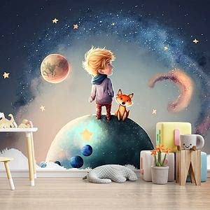 Küçük Prens ve Gezegeni Duvar Kağıtları YCO-00150