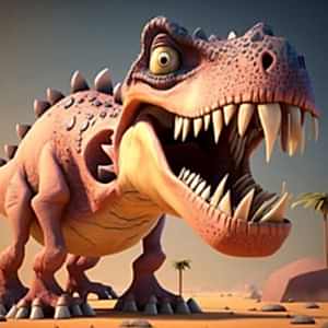 3D Dinozor Çocuk Odası Duvar Kağıdı YCO-00237