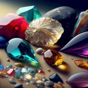 Değerli Taşlar Dekor Duvar Kağıdı YD-00064