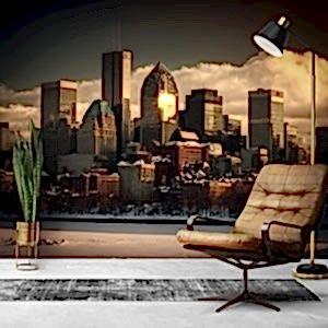 Kanada Montreal Şehri En İyi Manzara Duvar Kağıdı YD-00409