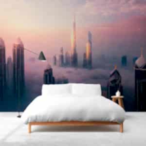 Bulutlu Şehir Manzara Duvar Kağıtları YD-00025