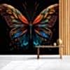 3D Büyüleyici Bir Kelebek Duvar Kağıdı YH-00325