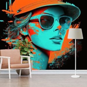 3 Boyutlu Renkli Kadın Tasarım Duvar Kağıtları Modelleri ve Fiyatları Dekoros'da. Tüm Türkiye'ye Poster Duvar Kağıtları Gönderilir.