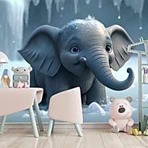 Buzul Çağ Sevimli Yavru Fil Duvar Kağıdı Modelleri ve Fiyatları Dekoros'da. Tüm Türkiye'ye Poster Duvar Kağıdı Gönderilir.
