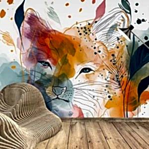 Rengarenk Soyut Çizim Hayvan Duvar Kağıtları Modelleri ve Fiyatları Dekoros'da. Tüm Türkiye'ye Poster Duvar Kağıdı Gönderilir.