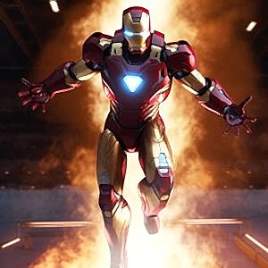 3D Demir Adam Süper Kahraman Çocuk Odası Duvar Kağıdı YCO-02201