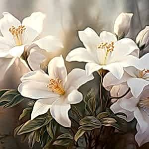 3D Bahar Çiçekleri Tek Parça Silinebilir Duvar Kağıdı YF-02215