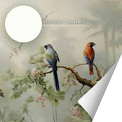Kendinden Yapışkanlı Duvar Kağıdına Baskı