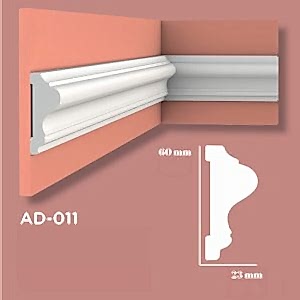 6 cm Boyanabilir Duvar Çıtası AD-011