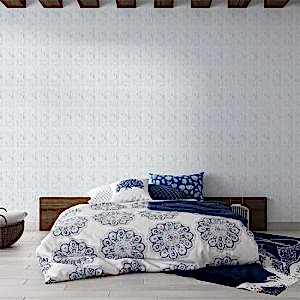 Açık Mavi Otel Duvar Kağıdı WLF 30801/13-1