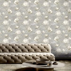 İngiliz Duvar Kağıdı Lotus Çiçekli Krem Rengi Santorini SA01907 Yeni Sezon En İyi İngiltere Markası Duvar Kağıtları ve Fiyatları - Şimdi İncele!