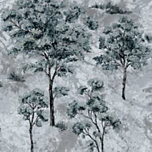 Ağaç Desenli Duvar Kağıdı Erva İtalyan Duvar Kağıtları PV21309 Mavi Salon, ofis ve cafe en iyi duvar kağıdı modelleri ve fiyatları