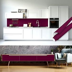 Suya Dayanıklı Tezgah Kaplama Folyosu Düz Renk Folyo Mor. 45 cm ve 90 cm Rulo Çeşitleri Dekoros'ta. Mat Yapışkan Mobilya Kaplama Folyosu İçin Şimdi Tıkla.