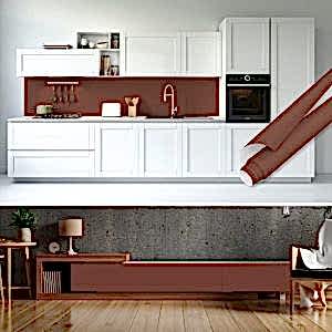 Dekoratif Kendinden Yapışkanlı Mat Folyo Suya Dayanıklı Folyolar 45 cm ve 90 cm Rulo Çeşitleri Dekoros'ta. Yapışkan Yüzey Kaplama Folyosu İçin Hadi Tıkla.