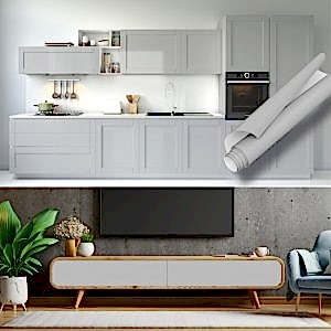 Desensiz Kendinden Yapışkanlı Mat Folyo Düz Gri Renk Folyolar 45 cm ve 90 cm Rulo Çeşitleri Dekoros'ta. Su Geçirmez PVC Folyolar İçin Buraya Tıkla!