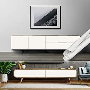 Suya Dayanıklı Yapışkanlı Folyo Beyaz 45 cm ve 90 cm Rulo Çeşitleri Dekoros'ta. Mobilya ve Dolap Kaplamaya Uygun Su Geçirmez PVC Folyo İçin Buraya Tıkla!