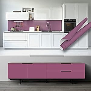 Yüksek Kaliteli Yapışkanlı Folyo Düz Renk Mor 45 cm ve 90 cm Rulo Çeşitleri Dekoros'ta. Mobilya ve Dolap Kaplamaya Uygun Folyolar İçin Hemen Tıklayın!